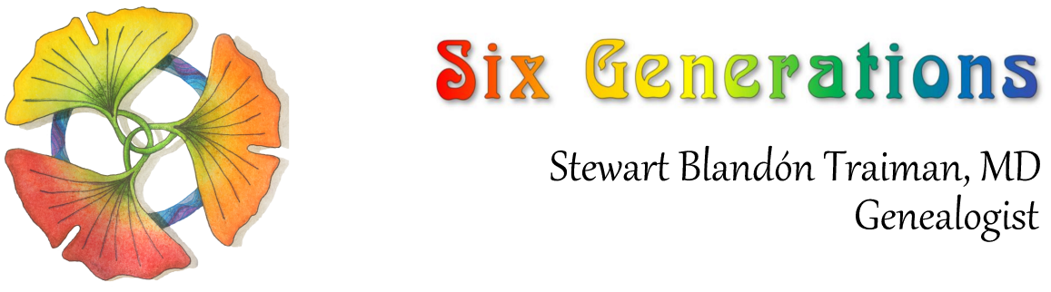 Six Generations Genealogy Logo